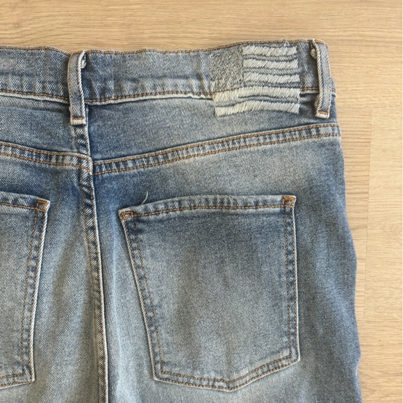 Revice Denim USA destroyed distressed Medium wash Jeans Size 32 - Picture 4 of 9